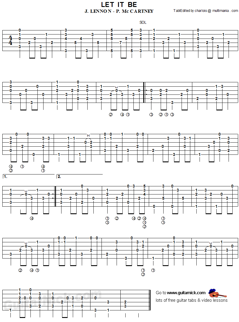 guitar tab pdf download